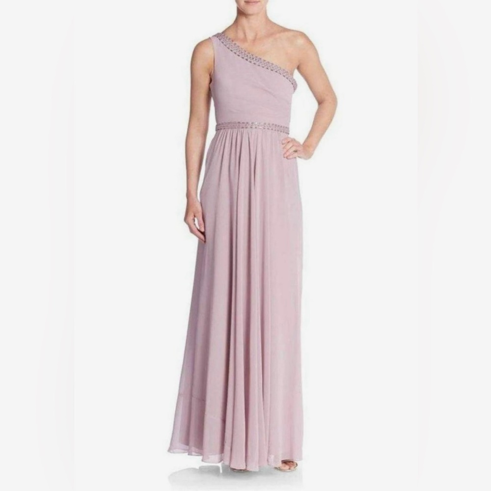 BCBGMaxAzria One-Shoulder embellished Dress